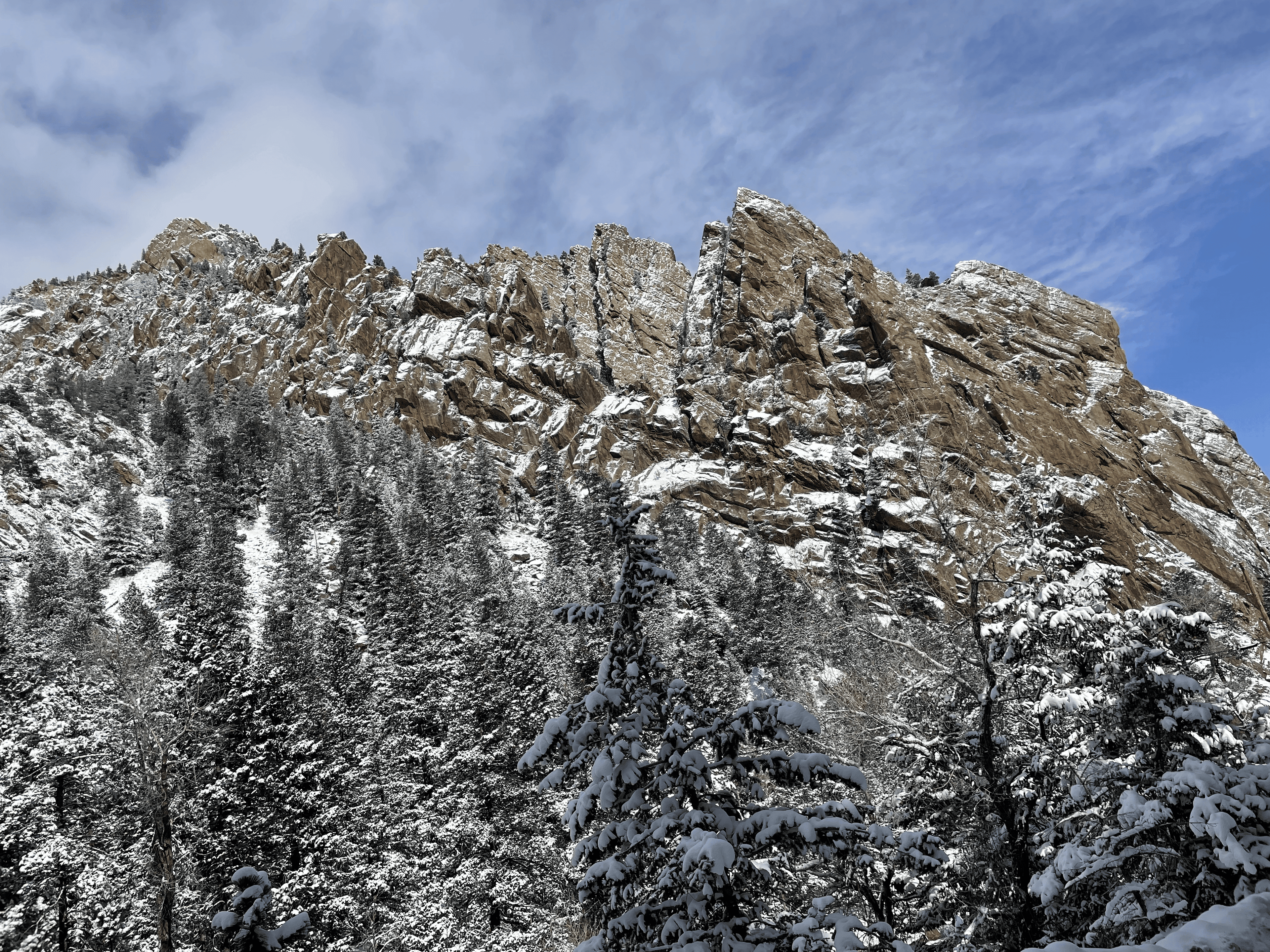 Eldorado Canyon State Park climbing area